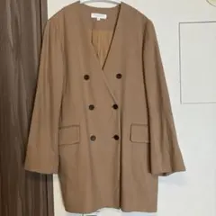 BEAUTY&YOUTH 秋冬向け ウール ノーカラージャケット Mサイズ