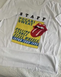 非売品スタッフTシャツROLLING STONES 未着用ポカリスウェトコラボ品 非売品スタッフTシャツROLLING STONES 未着用ポカリスウェトコラボ品
