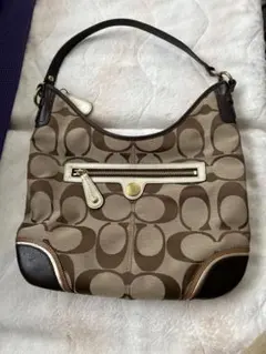 Coach ショルダーバッグ ベージュ/ブラウン