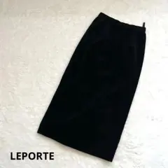 レポルテ 東京スタイルベロア タイトスカート 黒M日本製