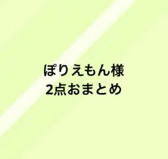 ぽりえもん様 リクエスト 2点 まとめ商品