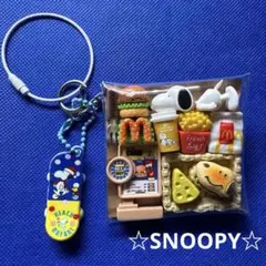 ガチャ詰めポーチ PEANUTS スヌーピー ハンバーガーセット
