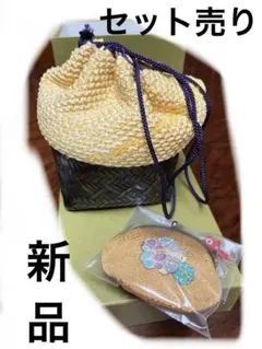 和装カバン　七五三OK カゴバッグ
