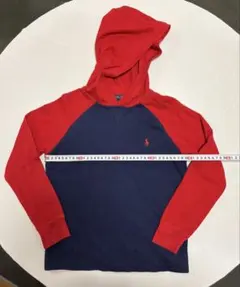 Polo Ralph Lauren キッズパーカー レッド ネイビー
