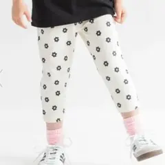 【新品・タグ付き】ブランシェス branshes カットソー7分丈パンツ 花がら