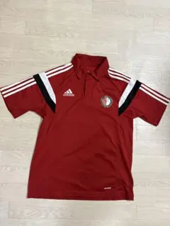 adidas フェイエノールト半袖 ポロシャツ oサイズ(Ｌ程度)