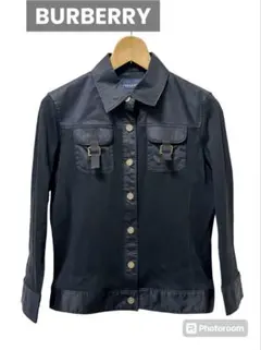 ★美品★ BURBERRY LONDON　シャツ　ブラック　レディース　サイズ2のサムネイル