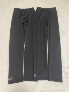 冷感　スパッツ　レギンス　10分丈　135cm ２枚セット　おまけ付き