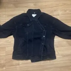 GU rokh コラボ デニムジャケット ブラック 3XL