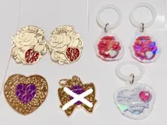 セリア セボンスター コラボ ピンバッジ メタルチャーム めじるしチャーム