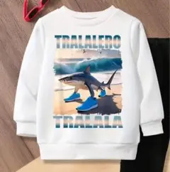 お値下げ‼️イタリアンブレインロッド　裏起毛トレーナー　白　120cm