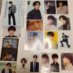 渡辺翔太　特典　クリアファイル　ステッカー　19枚セット　SnowMan