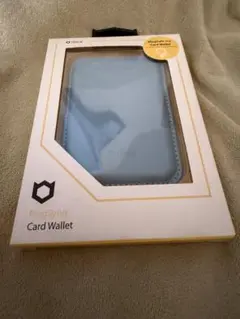 新品　未開封　iFace MagSynq Card Wallet ペールブルー