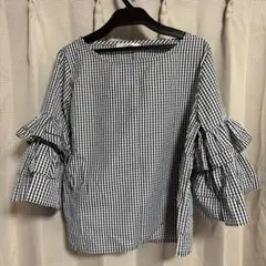 レディース ブラウス 半袖 Mサイズ