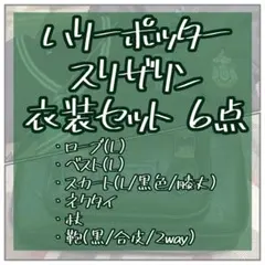 ハリーポッター スリザリン 衣装セット6点