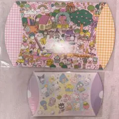 サンリオキャラクターズレトロラッピング 柄ギフトボックスセット