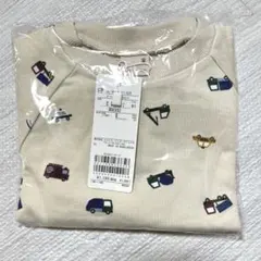 【新品タグ付き】プティマイン 働く車　乗り物 トレーナー 男の子　マルチ　80