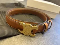 ミディアム 25MM トリオンフ ベルト / ナチュラルカーフスキン 75