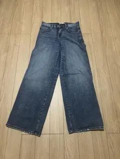 ZARA ワイドレッグ デニムパンツ
