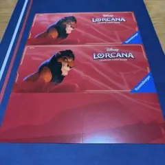Disney Lorcana 非売品　組み立てスタンド　２枚　スカーのサムネイル