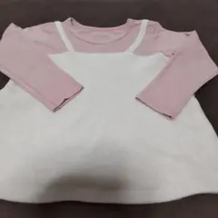 ベルメゾン 千趣会 チュニック カットソー Tシャツ 長袖tシャツ キャミ90のサムネイル