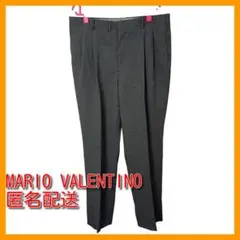 【未使用】MARIO VALENTINO　スラックスパンツのみ【未着用】 VALENTINO - VALENTINO ヴァレンティノ スラックス L 紺 【古着