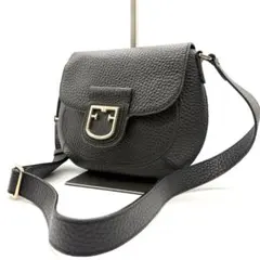 FURLA フルラ シャーリー レザーミニショルダーバッグ　斜め掛け　ブラックのサムネイル
