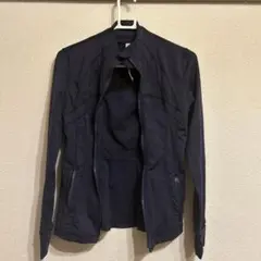 ネイビージャケット フロントジッパー付き