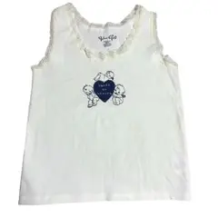 レディース　タンクトップ ホワイト　エンジェル　天使　キッズ