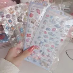 ぷくぷくシール 4枚セット内2枚は新品未開封♡