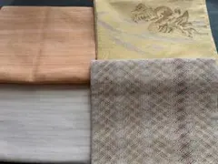 名古屋帯、袋帯4点まとめ売り　着用可能