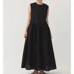 新品未使用】yoriブラック ノースリーブ ロングワンピース - メルカリ