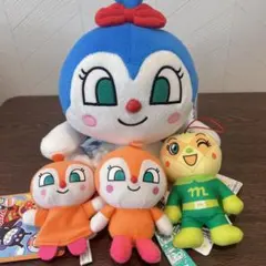 アンパンマン ぬいぐるみ コキンちゃん ドキンちゃん メロンパンナちゃん