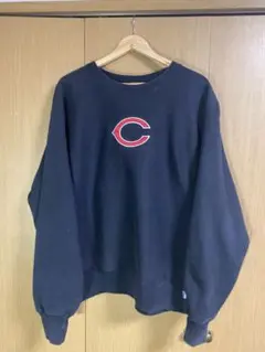 【希少XL☆リバースウィーブ】チャンピオン MLB刺繍スウェットトレーナー