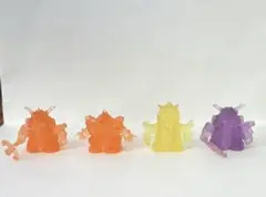 SDガンダム ガン消し　クリアカラー　4体セット　当時物