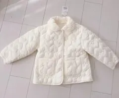 新品　apres les cours ハート柄キルトジャケット 120