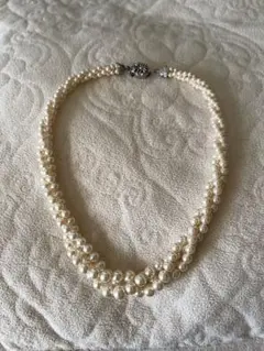 お値下げご相談ください 三連 パール ネックレス