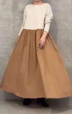 美品】BEARDSLEY ドットギャザーチュニック フレアワンピース - メルカリ