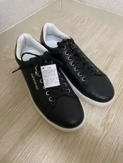 STEFANOROSSI 本革スニーカー　黒