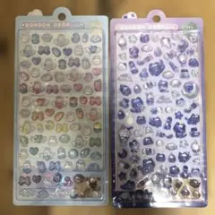 【正規品】ボンボンドロップシール　ミニ　なないろ　よるねこ　ボンボン