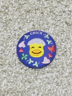 刺繍缶バッジ アヒルのサムネイル