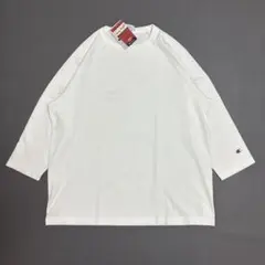 新品 Champion T1011 ラグラン 七分袖 Tシャツ