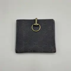 Gucci GG canvas wallet brown