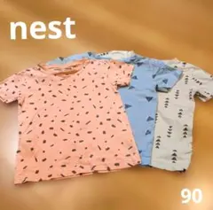 nest 幾何学模様 Tシャツ 3枚セット