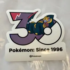 韓国限定 ポケモン メガフェスタ 30周年ランダムステッカー ヤケンカニ
