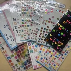 推し活に！！カラフルアルファベットシールセット