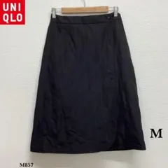 UNIQLO『ユニクロ』防風ウォームイージースカート【M】ブラック 黒