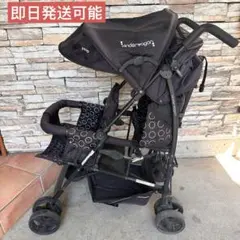 即日発送　kinderwagon2人乗りベビーカー 0歳から5歳まで
