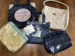 ピーターラビットトートバッグと和風バッグセット