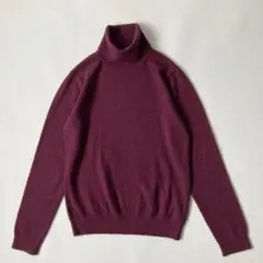 スコットランド製 ブルックスブラザーズ カシミア タートルネック セーター